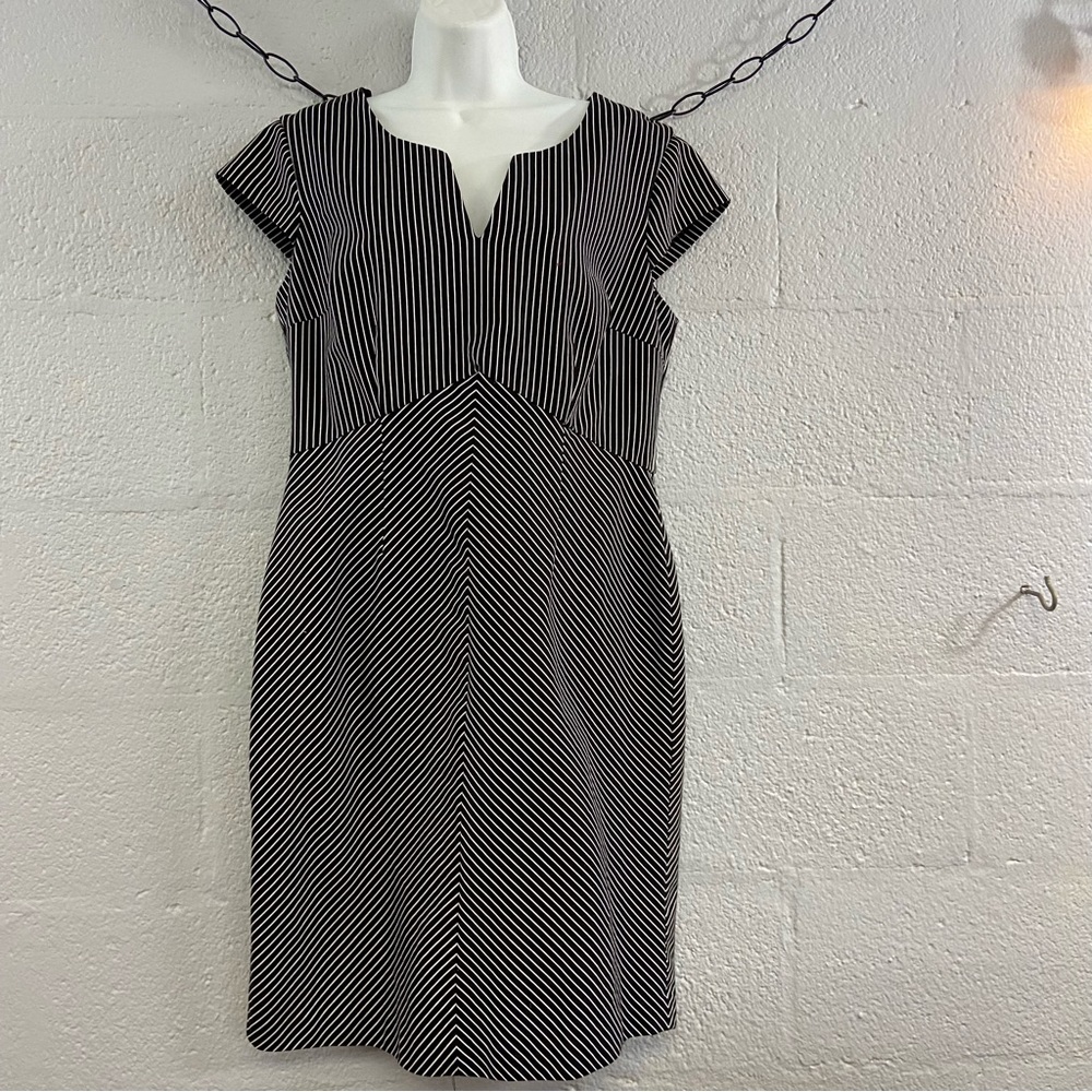 Worthington Black with white pinstripes Dress size 14
